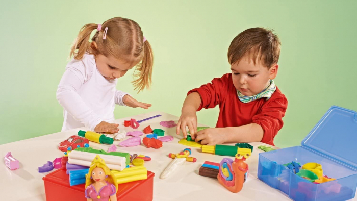 Plastilina non-toxica - 10 culori, FEUCHTMANN, 2-3 ani + [5]