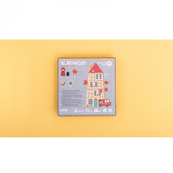 Pompierii salveaza pisica, joc de cooperare varianta de buzunar, Londji, 4-8 ani [3]