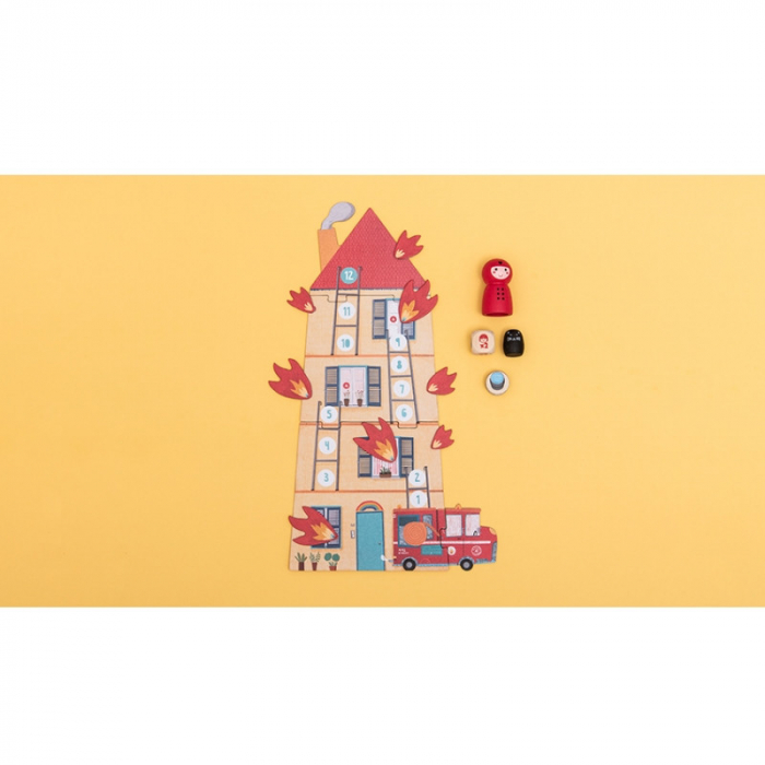 Pompierii salveaza pisica, joc de cooperare varianta de buzunar, Londji, 4-8 ani [2]