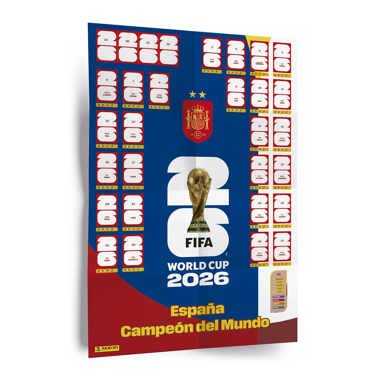 POSTER OFICIAL SPANIA-CAMPIOANA MONDIALA PANINI FIFA WORLD CUP 2026™ [4]