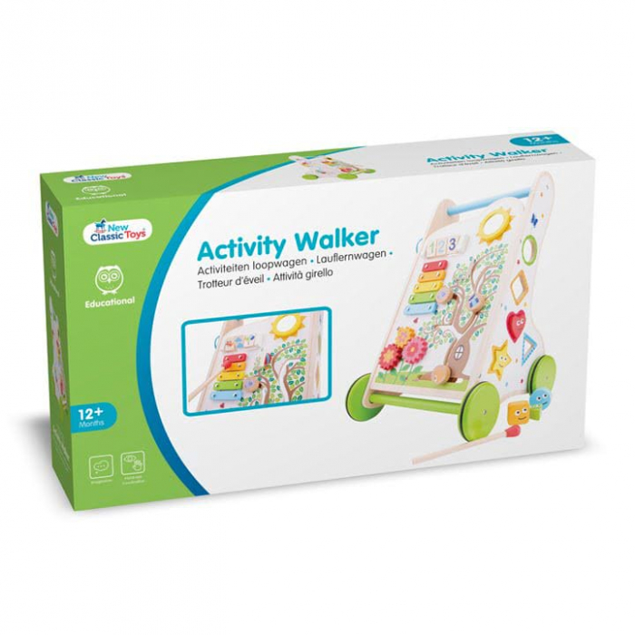 Premergator cu activitati NEW, New Classic Toys, 1-2 ani + [3]