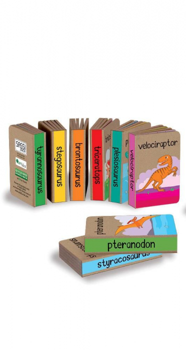 Prima mea biblioteca - Dinozauri, Sassi, 2-3 ani + [2]