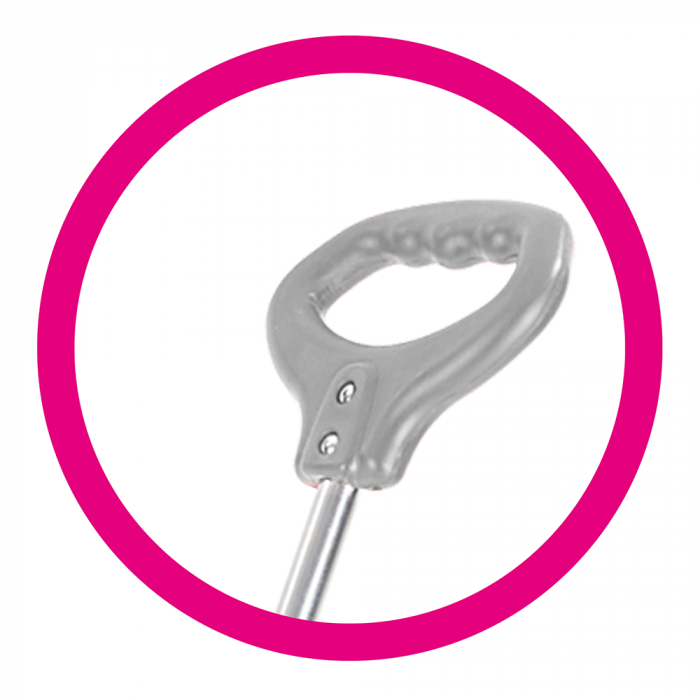 Prima mea tricicleta roz cu maner - Unicorn, DOLU, 2-3 ani + [2]