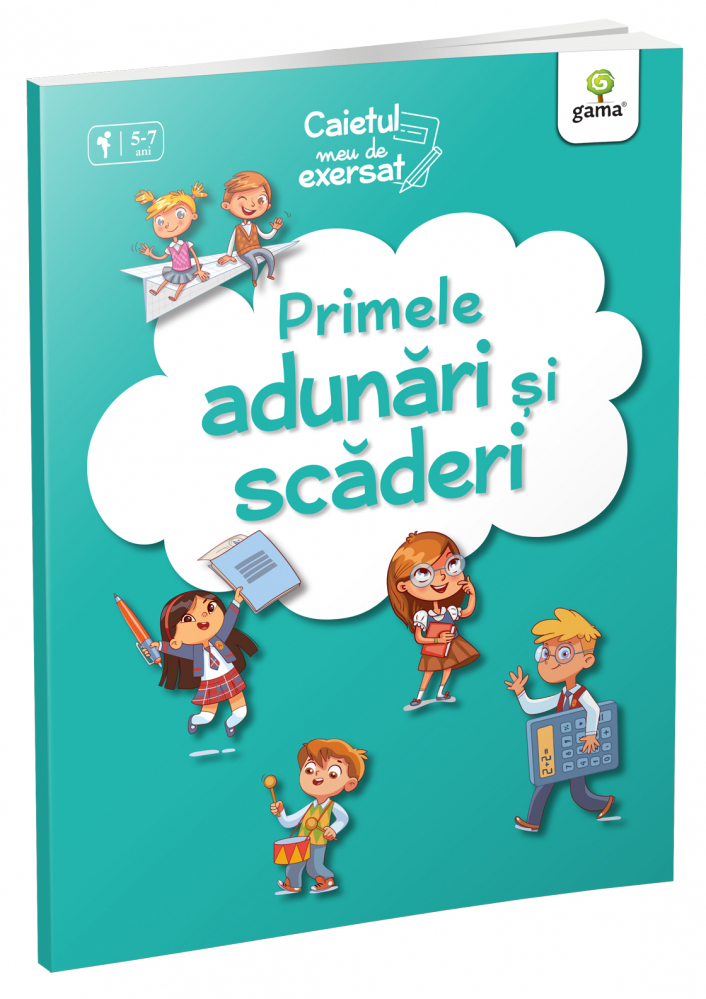 Primele adunari si scaderi (caiet de exercitii grafice)