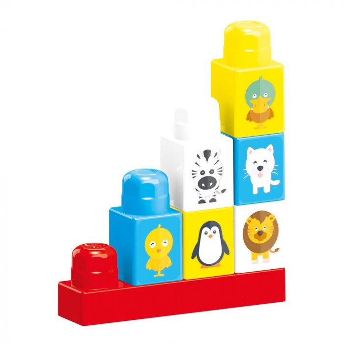 Primele cuburi de construit - 100 piese, DOLU, 1-2 ani + [4]