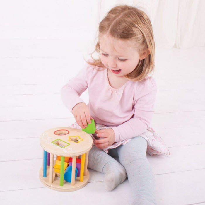 Primul meu cadru pentru sortat, BIGJIGS Toys, 1-2 ani + [4]