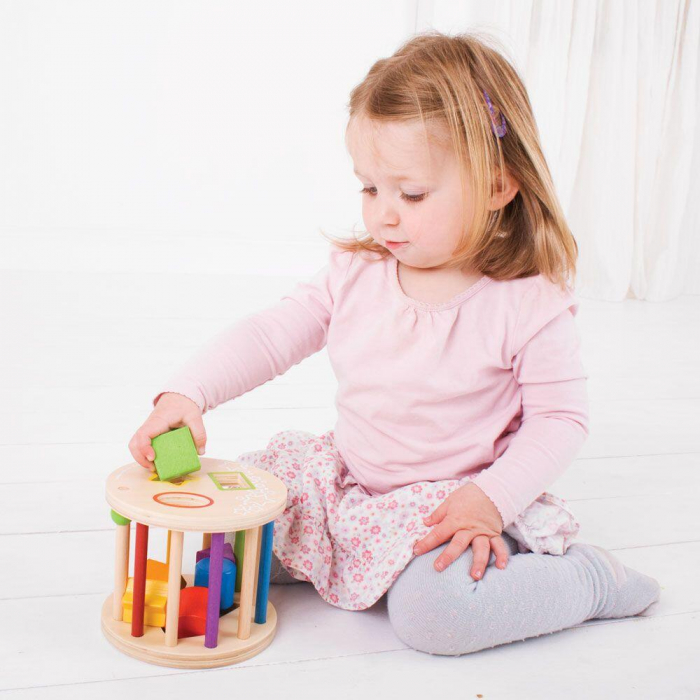 Primul meu cadru pentru sortat, BIGJIGS Toys, 1-2 ani + [3]