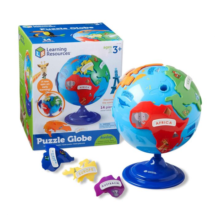 Primul meu glob pamantesc, Learning Resources, 2-3 ani + [10]