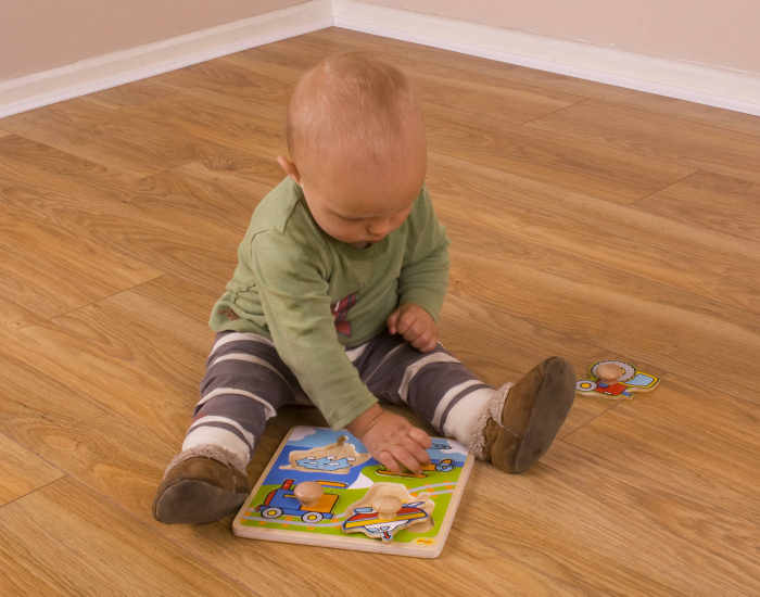 Primul meu puzzle - 4 mijloace de transport, BIGJIGS Toys, 1-2 ani + [2]