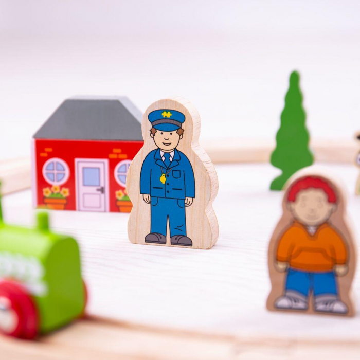 Primul meu tren - set, BIGJIGS Toys, 2-3 ani + [3]