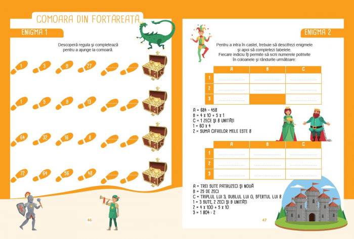 Probleme de mate pentru mici genii - clasa a III-a, DPH, 8-9 ani + [5]