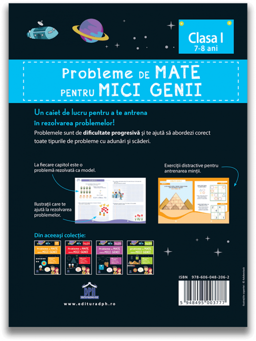 Probleme de mate pentru mici genii - clasa I, DPH, 6-7 ani + [2]