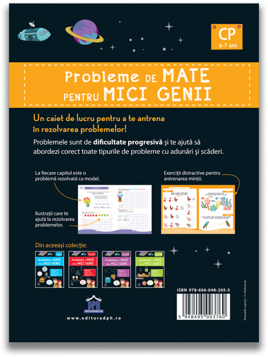 Probleme de mate pentru mici genii - clasa pregătitoare, DPH, 6-7 ani + [2]
