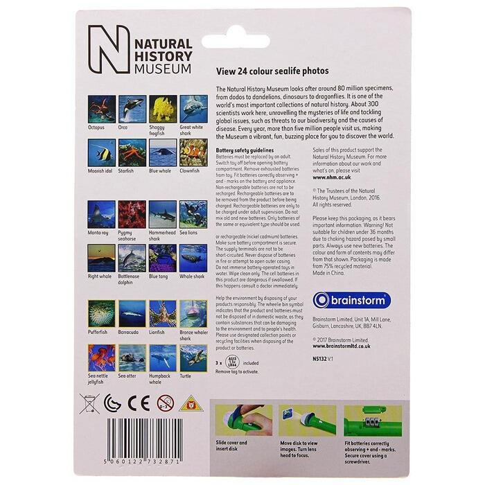 Proiector tip lanterna - Animale marine, Natural History Museum, 2-3 ani + [3]