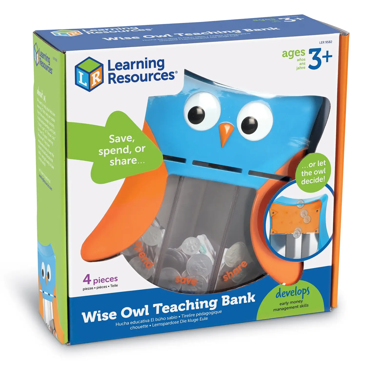 Pusculita - Bufnita inteleapta, Learning Resources, 2-3 ani + [4]