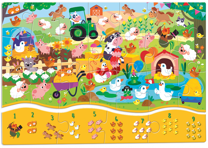 Puzzle 123 - Ferma, Ludattica, 3 ani+ [3]