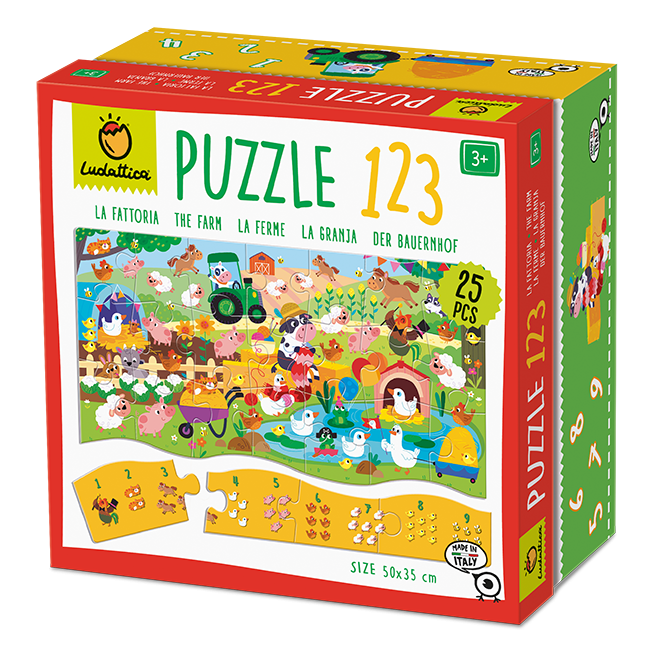 Puzzle 123 - Ferma, Ludattica, 3 ani+ [2]