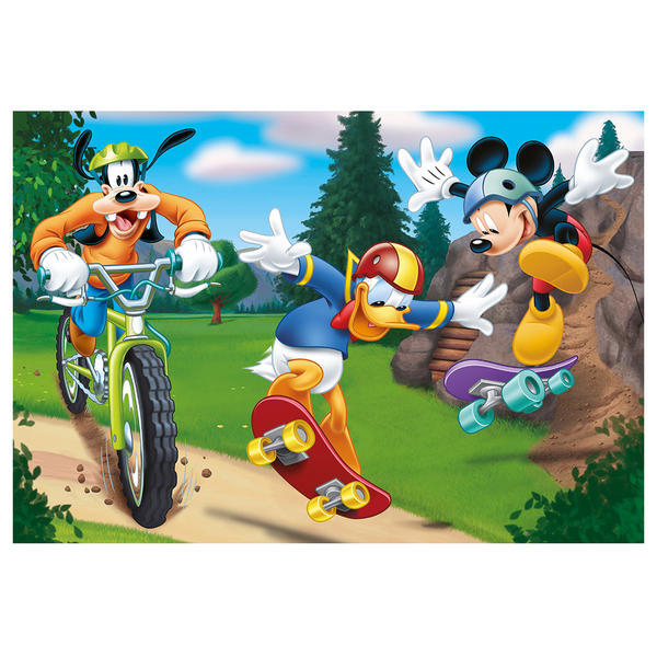 Puzzle 2 in 1 - Mickey campionul (77 piese), Dino, 4-5 ani + [2]
