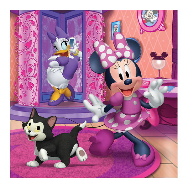 Puzzle 3 in 1 - O zi cu Minnie (55 piese), Dino, 4-5 ani + [3]