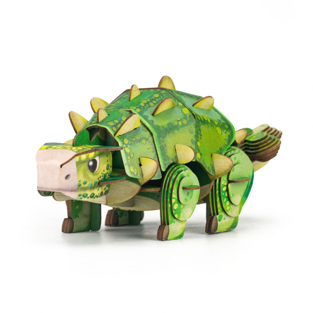Puzzle 3D cu sunete - Ankylosaurus, Build  n  Sound [5]