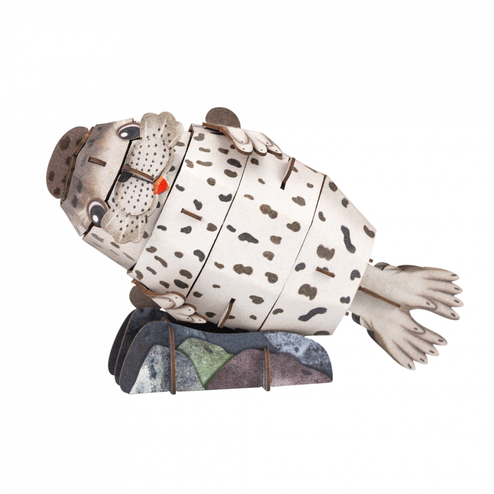 Puzzle 3D cu sunete - Foca, Build  n  Sound [3]