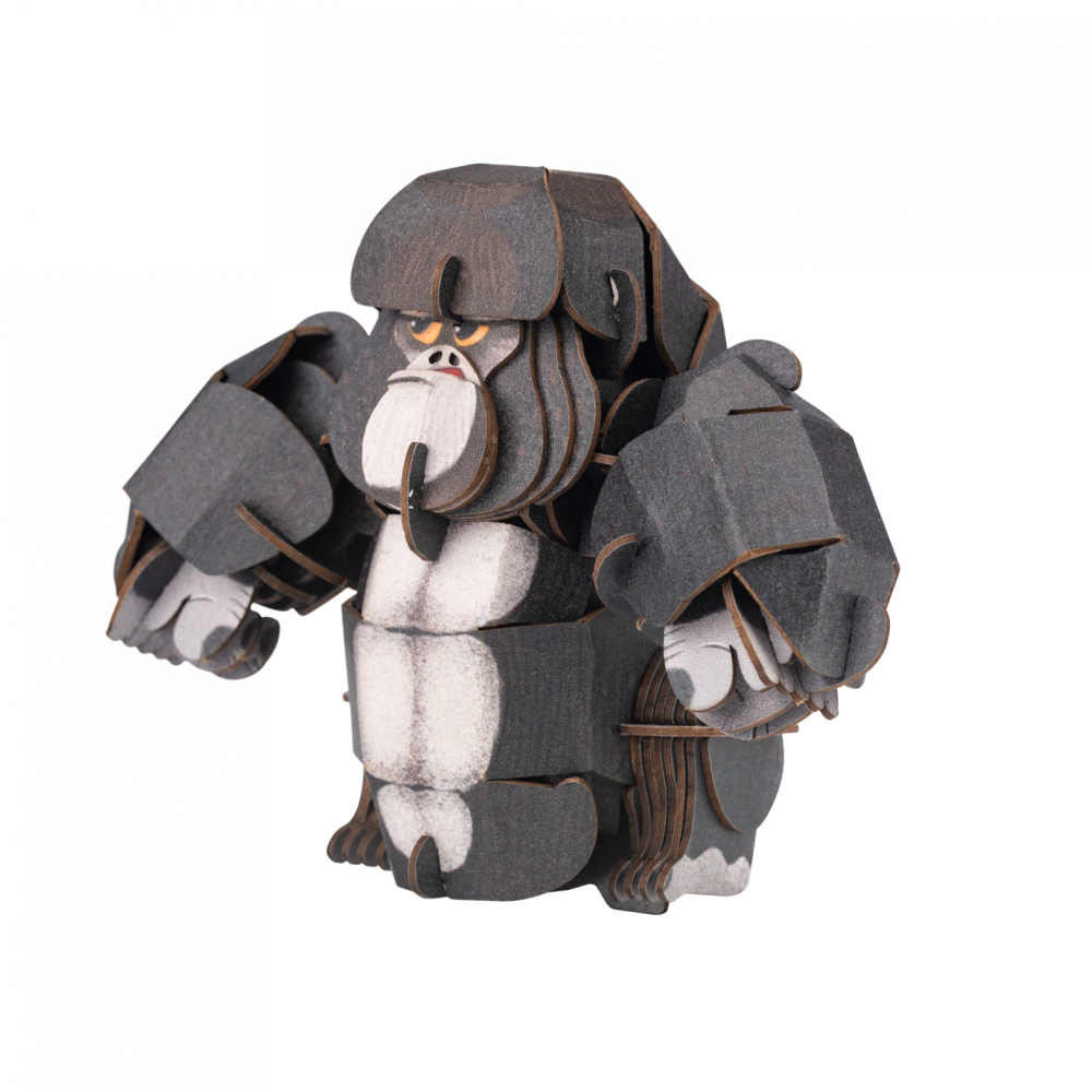 Puzzle 3D cu sunete - Gorila, Build  n  Sound [2]