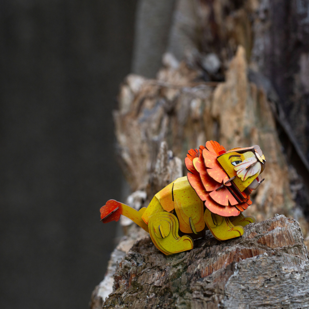 Puzzle 3D cu sunete - Leu, Build  n  Sound [9]