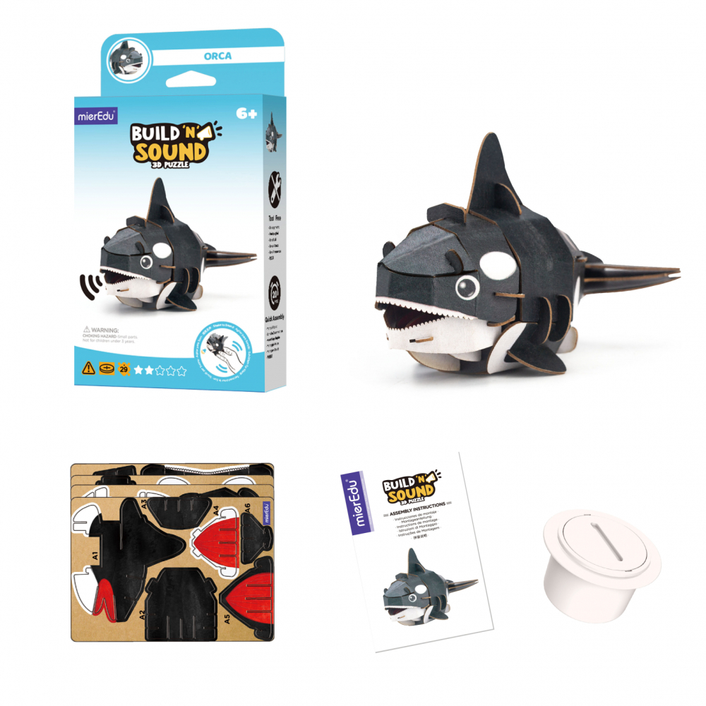 Puzzle 3D cu sunete - Orca, Build  n  Sound [4]