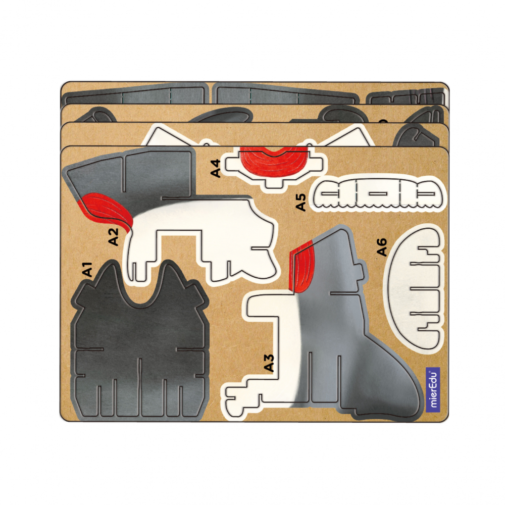 Puzzle 3D cu sunete - Rechin, Build  n  Sound [3]