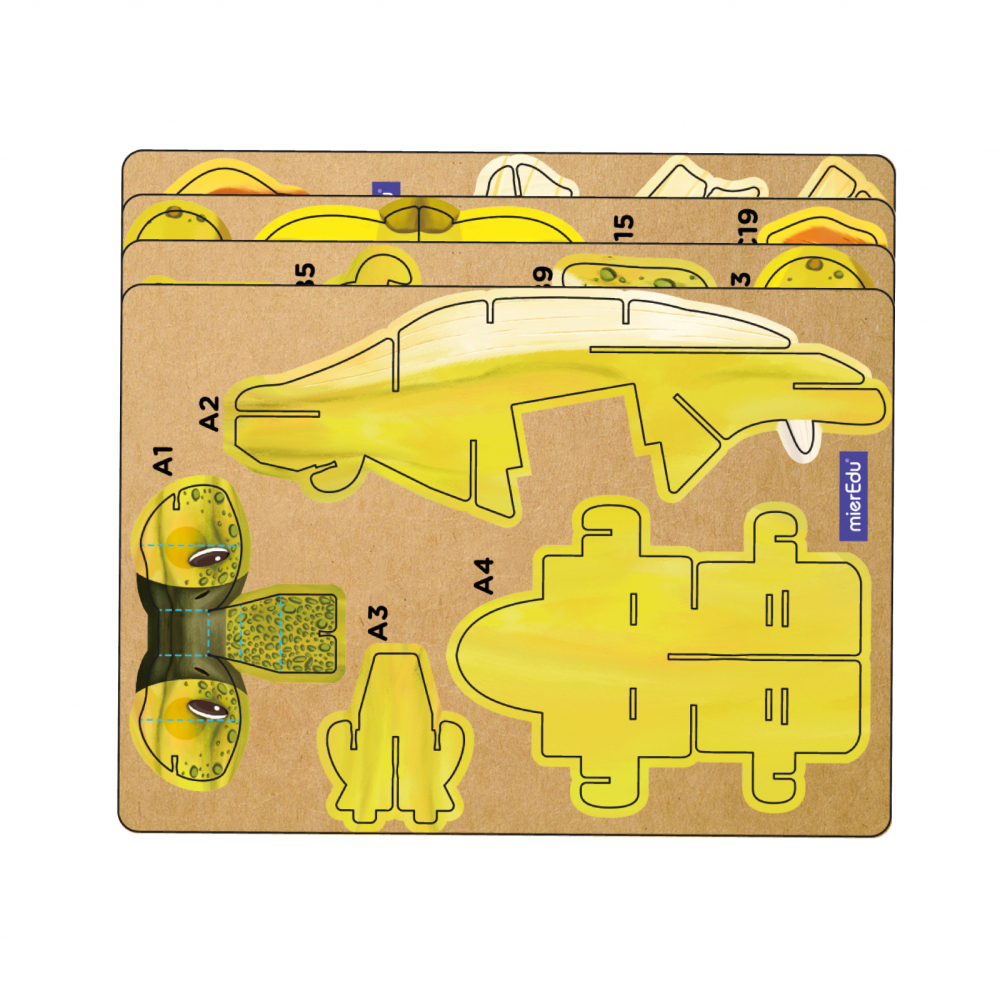 Puzzle 3D cu sunete - Stegosaurus, Build  n  Sound [6]