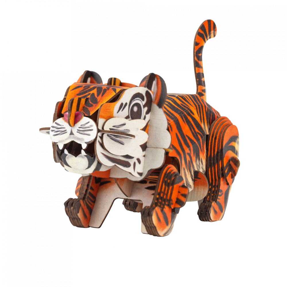 Puzzle 3D cu sunete - Tigru, Build  n  Sound [2]