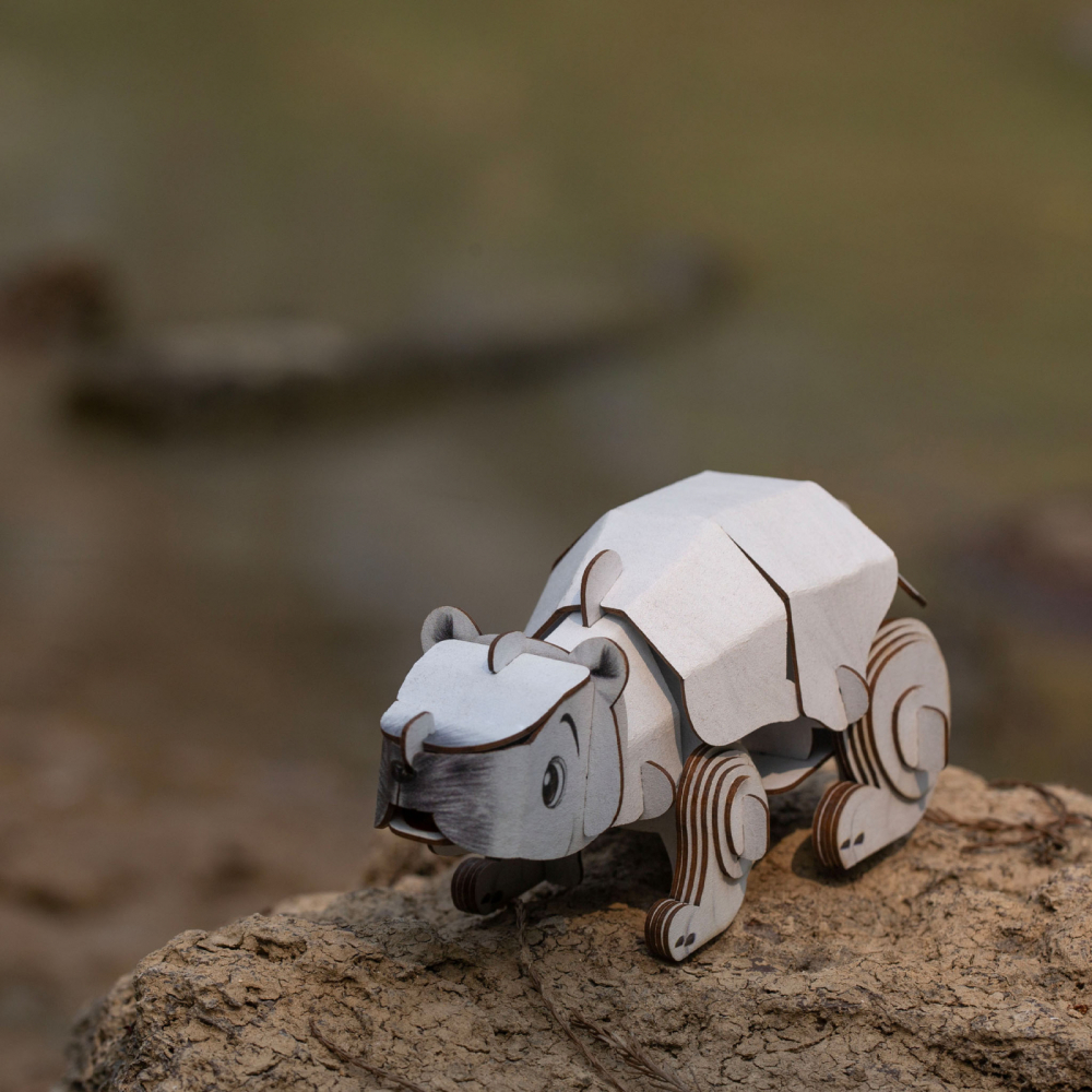 Puzzle 3D cu sunete - Urs polar, Build  n  Sound [6]