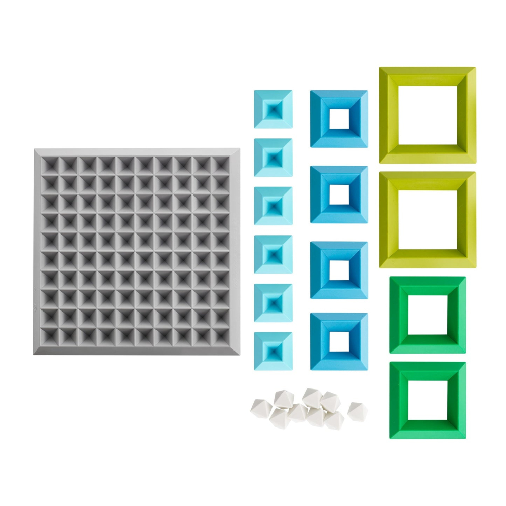Puzzle 3D Geometric de Stivuire si Constructie - 23 Piese, Joc Educativ STEM, 3-99 Ani [2]