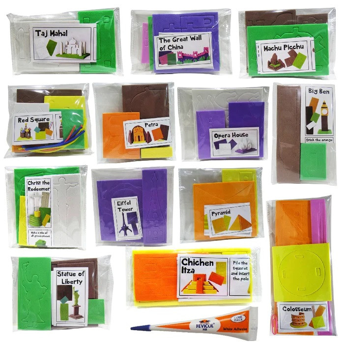 Puzzle 3D Monumente, Imagimake, 5 ani+ [3]