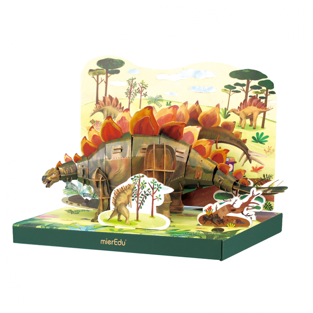 Puzzle 3D reglabil - STEGOSAURUS (deluxe) [2]
