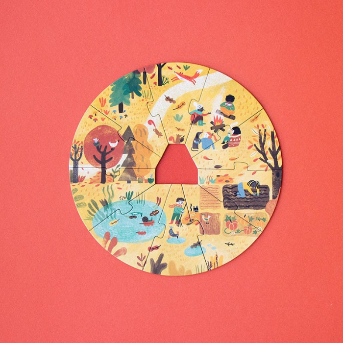 Puzzle 4 anotimpuri, Londji, 4-5 ani + [4]