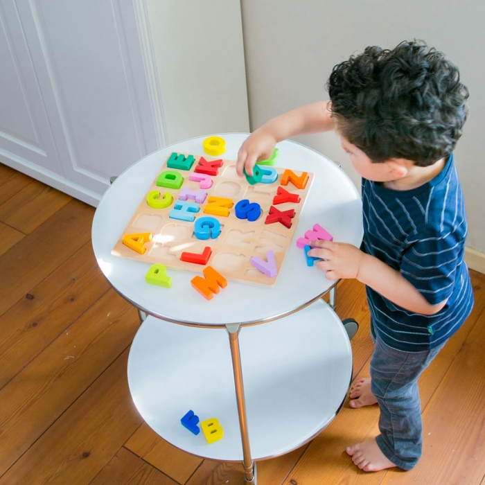 Puzzle Alfabet Litere Mari, New Classic Toys, 2-3 ani + [3]
