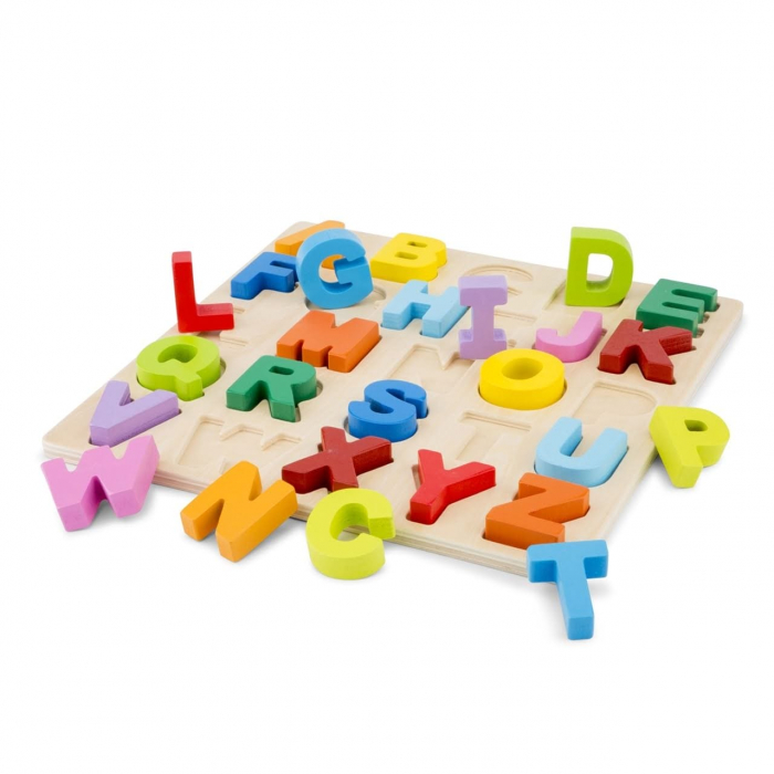Puzzle Alfabet Litere Mari, New Classic Toys, 2-3 ani + [2]