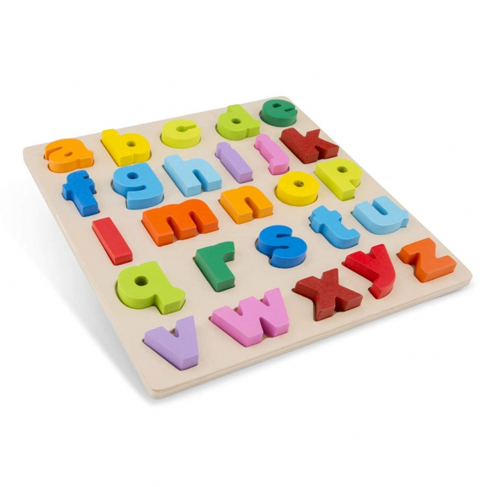 Puzzle Alfabet Litere Mici, New Classic Toys, 2-3 ani + [3]