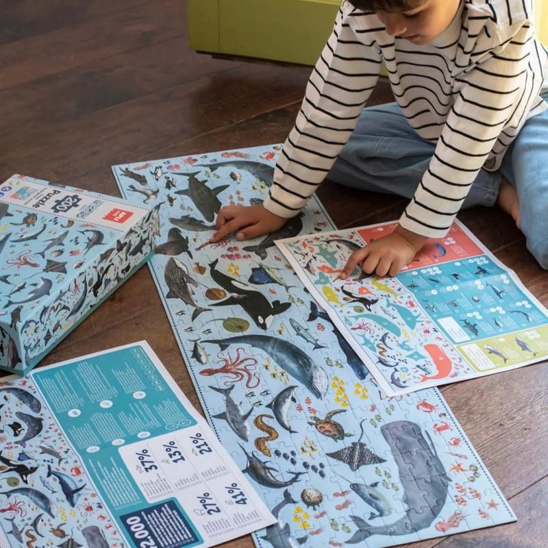 Puzzle Animale in Pericol - Animale Marine, 200 piese [3]