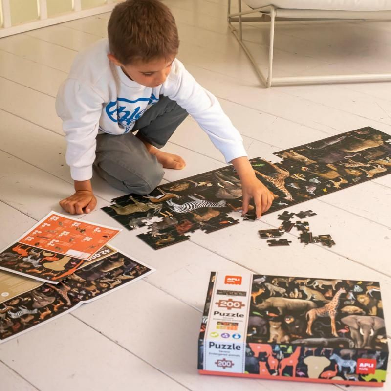 Puzzle Animale in Pericol - Savana, 200 piese [3]
