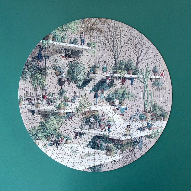 Puzzle circular lumea Londji, 6-7 ani + [5]
