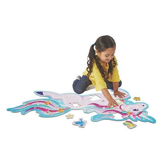 Puzzle de podea în formă de unicorn, 44 piese, Peaceable Kingdom, +3 ani [2]