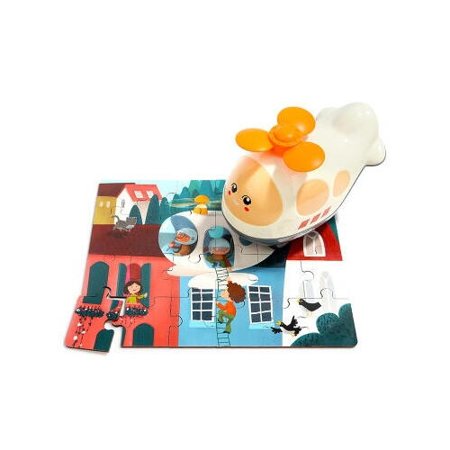 Puzzle din lemn - Elicopter, Topbright, 2-3 ani + [2]