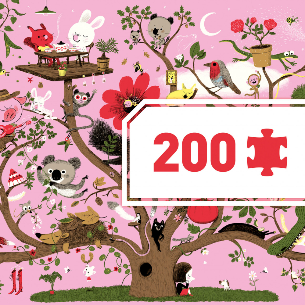Puzzle Djeco Abracadabra 200 piese, 6-7 ani + [2]