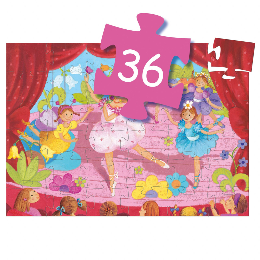 Puzzle Djeco Balerina, 2-3 ani + [5]