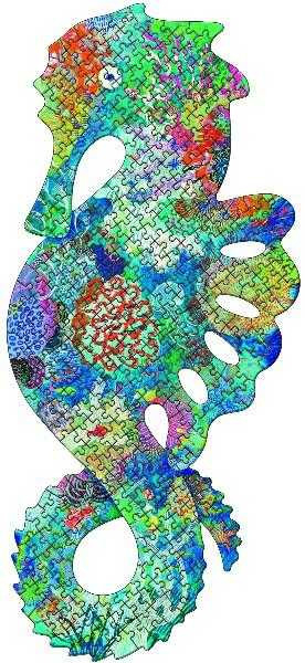 Puzzle Djeco calut de mare, 6-7 ani + [3]