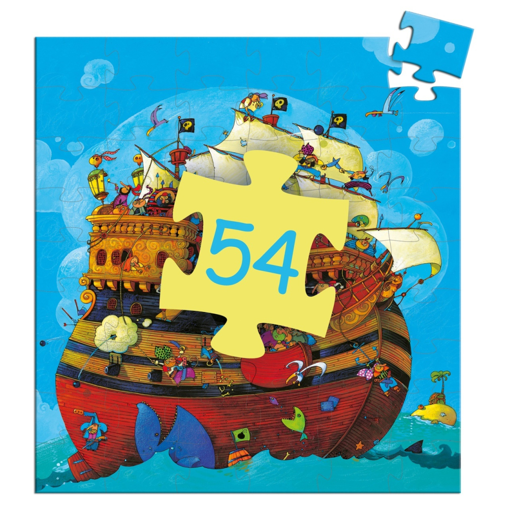 Puzzle Djeco Corabia Barbarossa, 2-3 ani + [3]