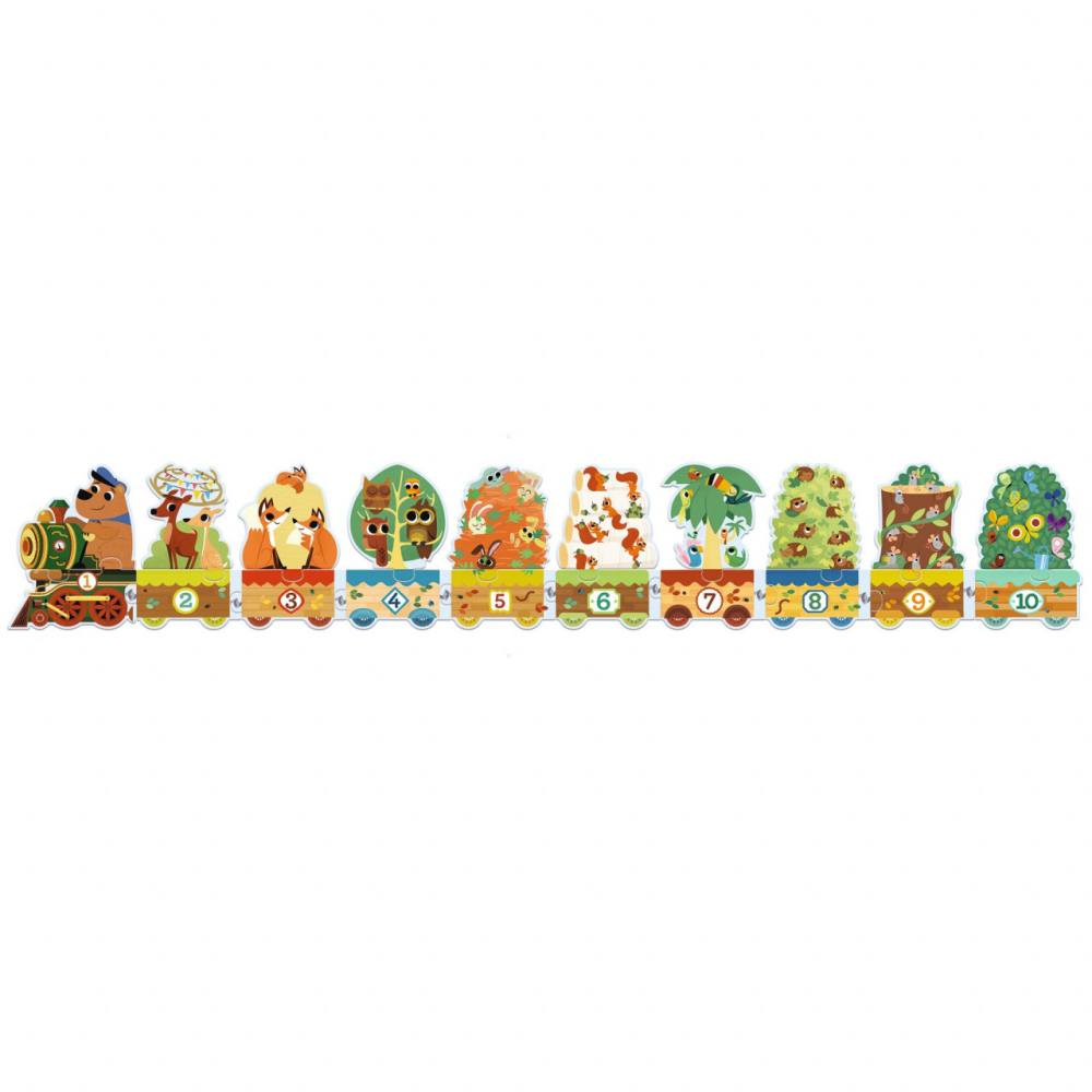 Puzzle Djeco Invat sa numar [2]