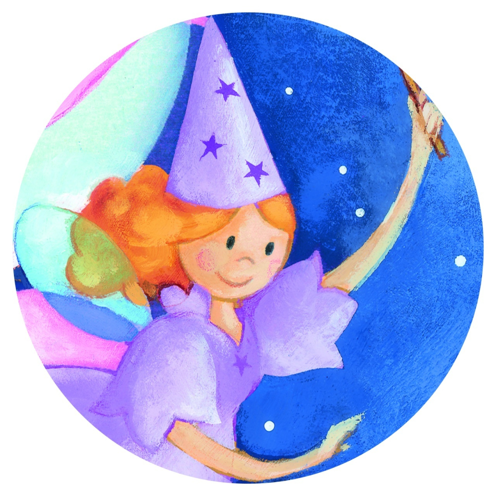 Puzzle Djeco Zana si unicornul, 2-3 ani + [3]